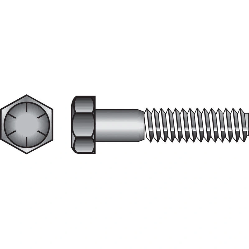 HILLMAN 1/2 in. D X 7 in. L Heat Treated Steel Hex Head Cap Screw 25 pk